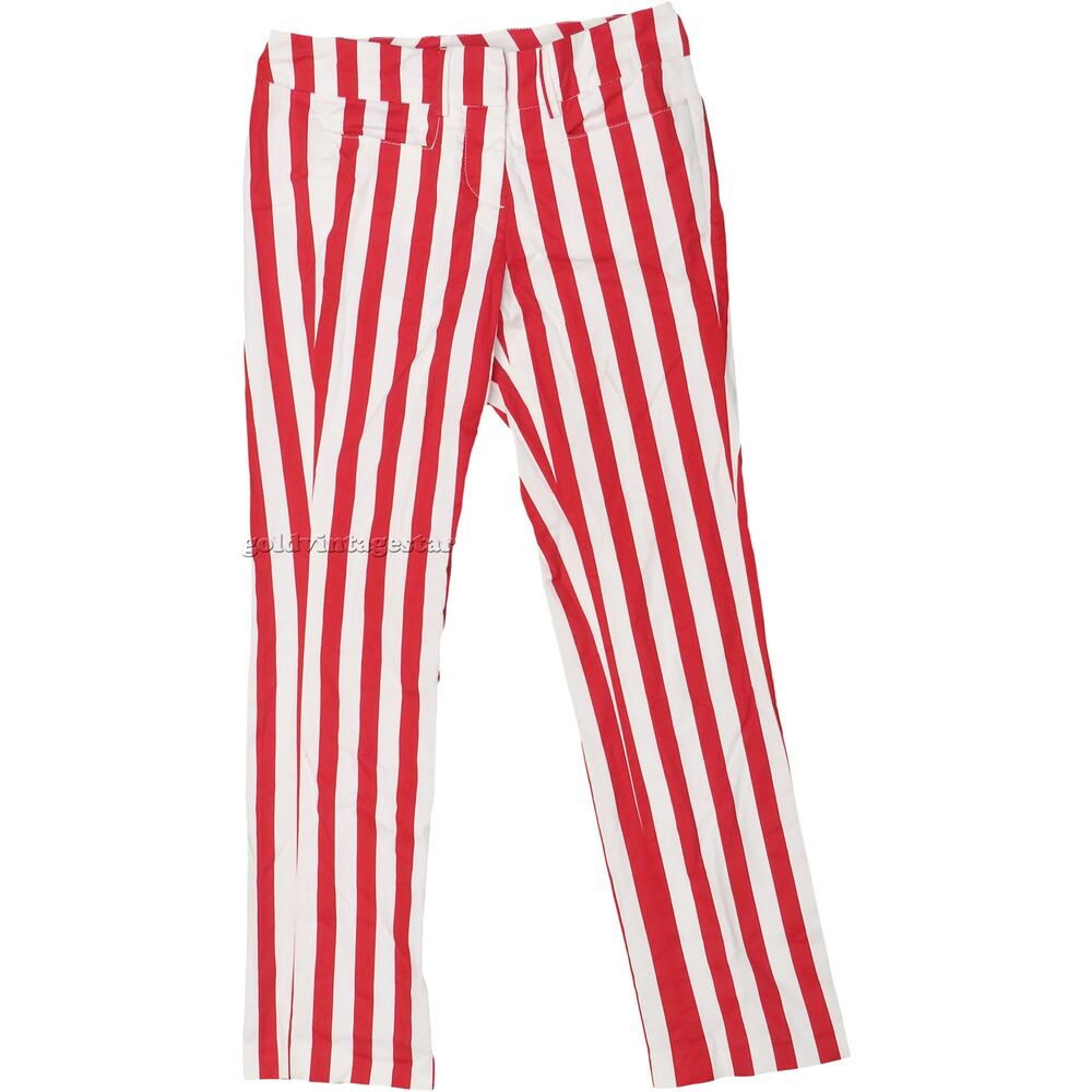 Dondup Italy Made Candy Cane Striped Pants Trousers 28 X 27
